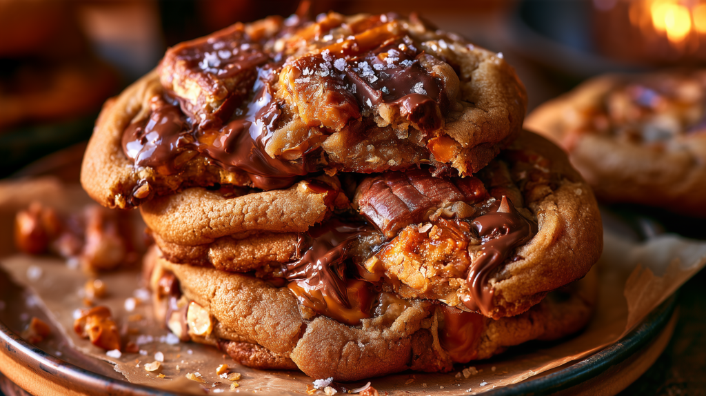 Butterfinger Pretzel Cookies Recipe