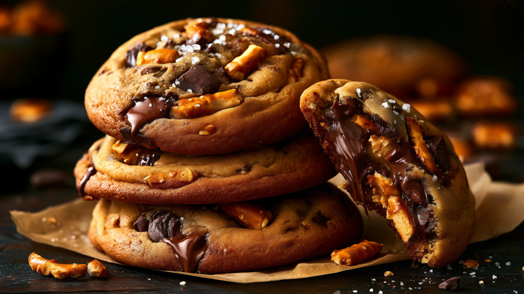 Butterfinger Pretzel Cookies Recipe