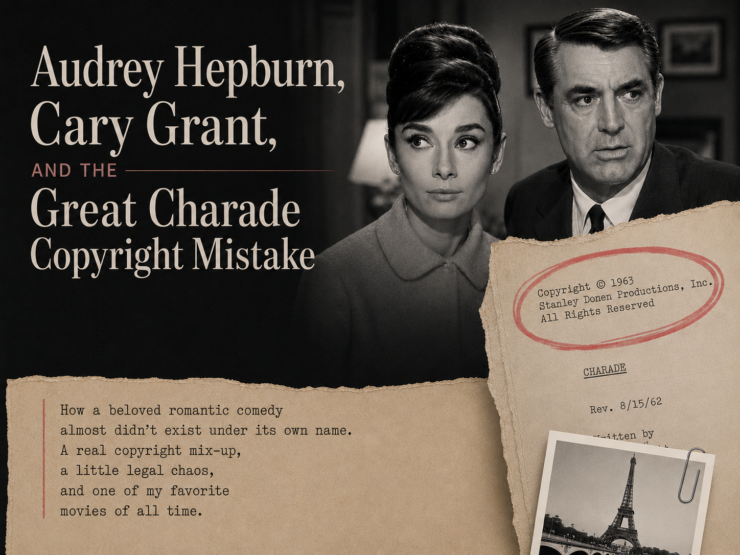 Audrey Hepburn, Cary Grant, and the Great Charade Copyright Mistake