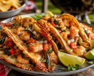 Upgrade Taco Tuesday with Shrimp Tacos Gobernador!