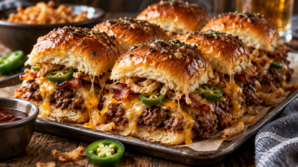 Cowboy Beef Sliders Recipe
