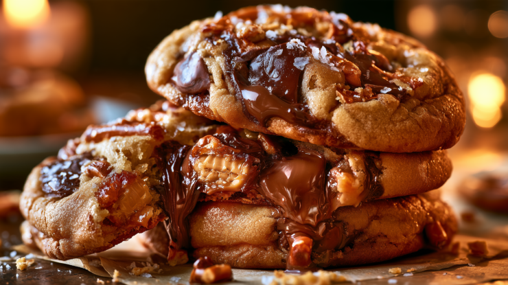 Bake Off: Butterfinger Pretzel Cookies Recipe