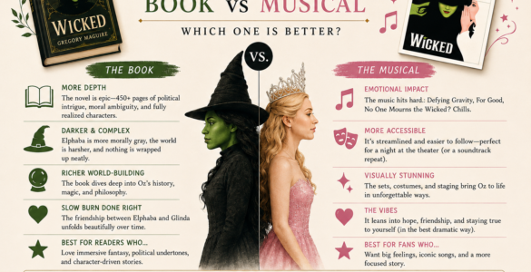 Behind the Emerald Curtain: Wicked the Musical vs. the Book