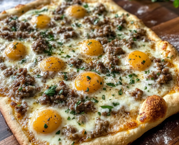 Rise and Dine: Biscuit and Sausage Gravy Breakfast Pizza Recipe