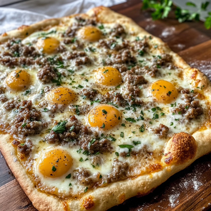 Rise and Dine: Biscuit and Sausage Gravy Breakfast Pizza Recipe