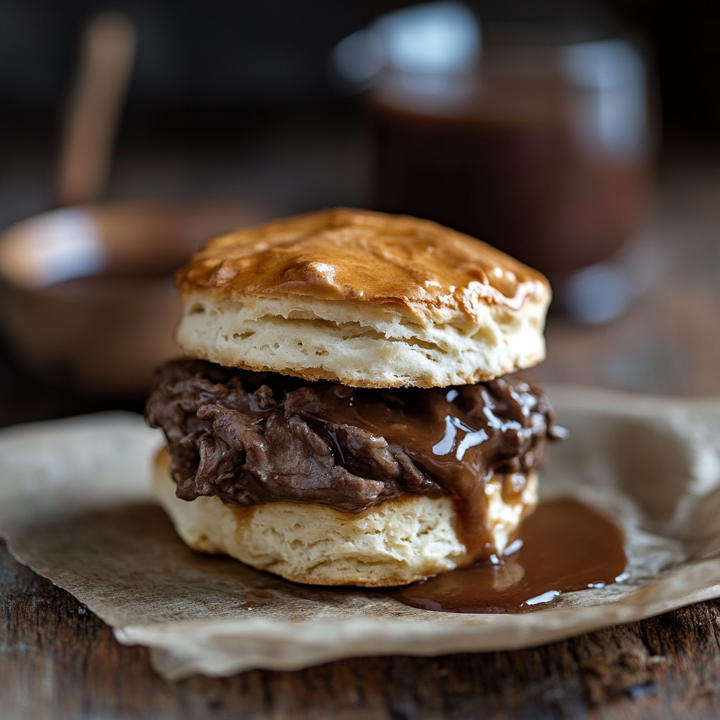 Easy French Dip Biscuits recipe - with or without cheese 