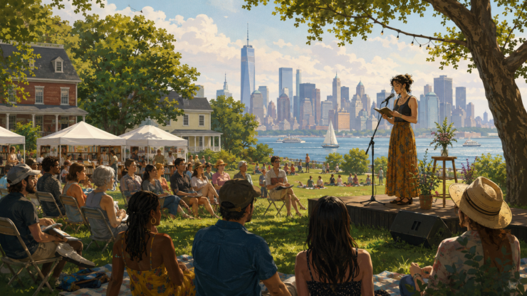The New York City Poetry Festival Turns Governors Island Into One Big Open Mic